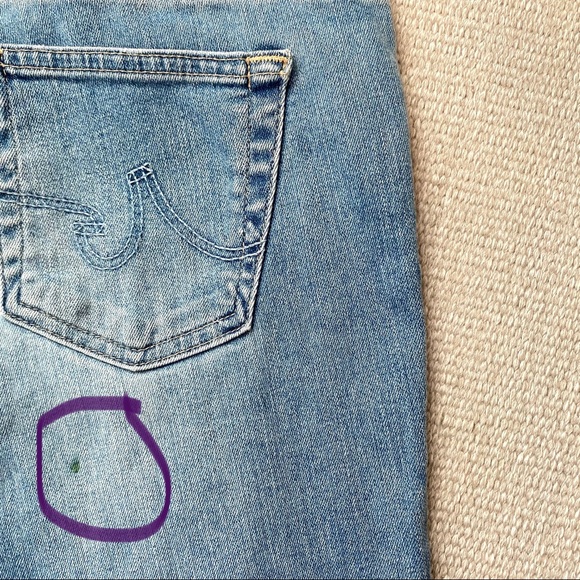 AG-ED mid rise size 26 washed skinny blue jeans - Picture 6 of 6